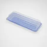 ST-2-001 Blue/Black PET Sushi Trays food container with Lids 100 Sets